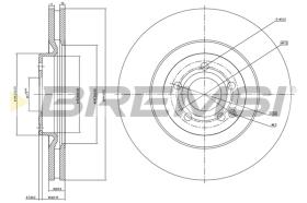 BREMSI CD7318V - DISCOS DE FRENO MERCEDES-BENZ