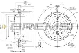 BREMSI CD8034V - DISCOS DE FRENO BMW