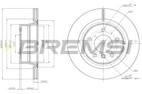 BREMSI CD8198V - DISCOS DE FRENO BMW