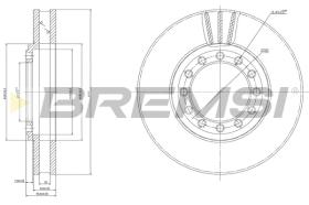 BREMSI CD8526V - DISCOS DE FRENO FRONT DIA.310  ISUZU N-SERI