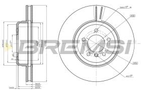 BREMSI CD8616V - DISCOS DE FRENO BMW