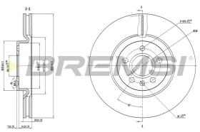 BREMSI CD8693V - DISCOS DE FRENO VOLVO