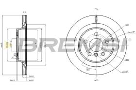 BREMSI CD8763V - DISCOS DE FRENO BMW, MINI