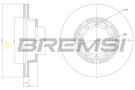 BREMSI CD5109V - DISCOS DE FRENO IVECO