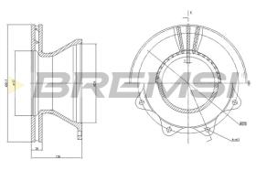 BREMSI CD5142V - DISCOS DE FRENO VOLVO