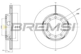 BREMSI CD5179V - DISCOS DE FRENO IVECO