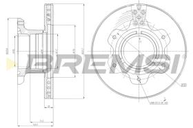 BREMSI CD5209V - DISCOS DE FRENO MERCEDES-BENZ