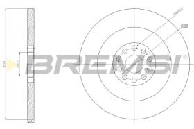 BREMSI CD5364S - DISCOS DE FRENO MERCEDES-BENZ