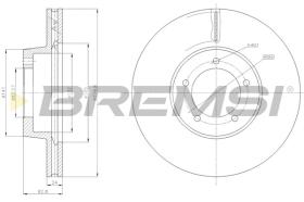 BREMSI CD6380V - DISCOS DE FRENO LDV