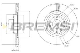 BREMSI CD6960V - DISCOS DE FRENO MAZDA