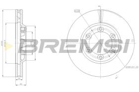 BREMSI CD7946V - DISCOS DE FRENO ISUZU