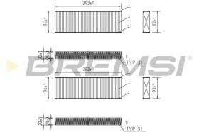 BREMSI FC0071A - FILTRO HABITACULO OPEL, PEUGEOT, CITROEN