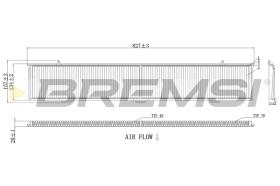 BREMSI FC0085A - FILTRO HABITACULO BMW, ALPINA