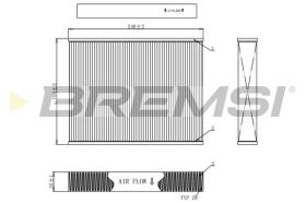 BREMSI FC0092C - FILTRO HABITACULO FORD