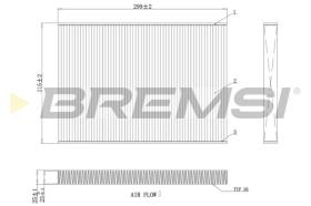 BREMSI FC0412A - FILTRO HABITACULO ALFA ROMEO