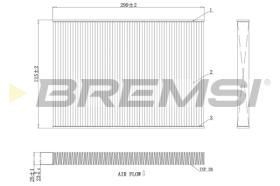 BREMSI FC0412C - FILTRO HABITACULO ALFA ROMEO