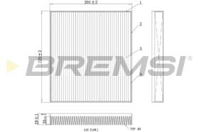 BREMSI FC0418C - FILTRO HABITACULO HYUNDAI