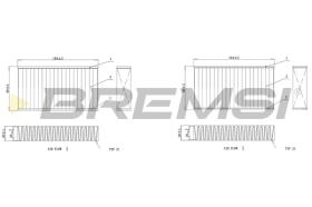 BREMSI FC0425C - FILTRO HABITACULO BMW, ALPINA