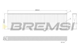 BREMSI FC0474A - FILTRO HABITACULO MINI