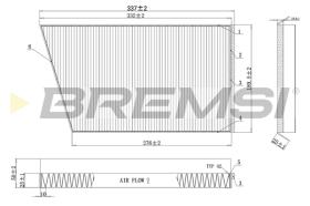 BREMSI FC0502C - FILTRO HABITACULO MERCEDES-BENZ