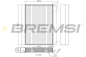 BREMSI FC0876C - FILTRO HABITACULO MERCEDES-BENZ