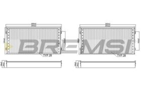 BREMSI FC0948A - FILTRO HABITACULO BMW