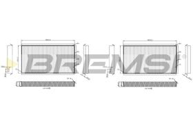 BREMSI FC0950A - FILTRO HABITACULO BMW, ALPINA