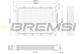 BREMSI FC0980C - FILTRO HABITACULO RENAULT