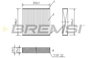 BREMSI FC0982C - FILTRO HABITACULO SMART