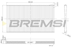 BREMSI FC1537C - FILTRO HABITACULO OPEL