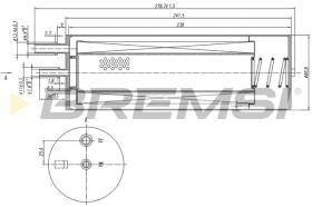 BREMSI FE0796 - FILTRO COMBUSTIBLE VW