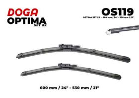DOGA OS119 - OPTIMA SET 2X  - 600 MM / 24" - 530 MM / 21"