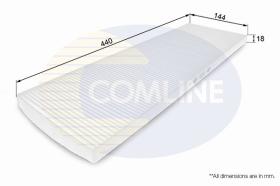 COMLINE EKF167 - FILTRO HABITACULO COMLINE - SUST.  EAF134