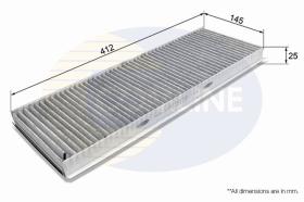 COMLINE EKF166A - FILTRO HABITACULO COMLINE - SUST.  EAF177