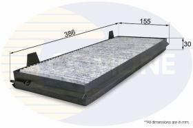 COMLINE EKF247A - FILTRO HABITACULO COMLINE - SUST.  EAF539