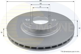 COMLINE ADC2719V - DISCO FRENO REVESTIDO COMLINE