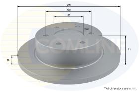 COMLINE ADC1639 - DISCO FRENO REVESTIDO COMLINE