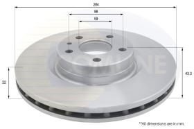 COMLINE ADC1848V - DISCO FRENO REVESTIDO COMLINE