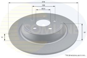 COMLINE ADC1290 - DISCO FRENO REVESTIDO COMLINE- SUST.  ADC2862