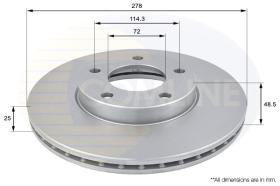 COMLINE ADC0446V - DISCO FRENO REVESTIDO COMLINE