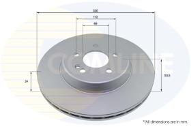 COMLINE ADC4080V - DISCO FRENO REVESTIDO COMLINE