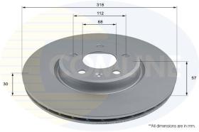 COMLINE ADC2864V - DISCO FRENO REVESTIDO COMLINE