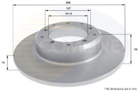 COMLINE ADC1338 - DISCO FRENO COMLINE