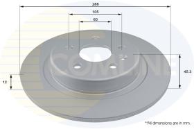 COMLINE ADC1165 - DISCO FRENO REVESTIDO COMLINE