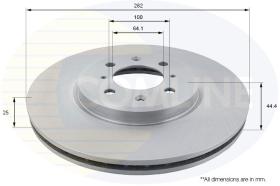 COMLINE ADC1339V - DISCO FRENO REVESTIDO COMLINE