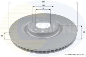 COMLINE ADC2731V - DISCO FRENO REVESTIDO COMLINE