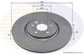 COMLINE ADC2931V - DISCO FRENO REVESTIDO COMLINE