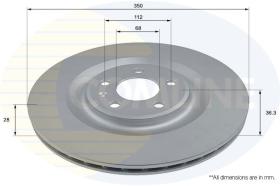 COMLINE ADC2963V - DISCO FRENO REVESTIDO COMLINE