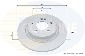 COMLINE ADC5098 - DISCO FRENO REVESTIDO COMLINE