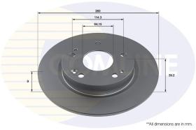 COMLINE ADC4029 - DISCO FRENO REVESTIDO COMLINE